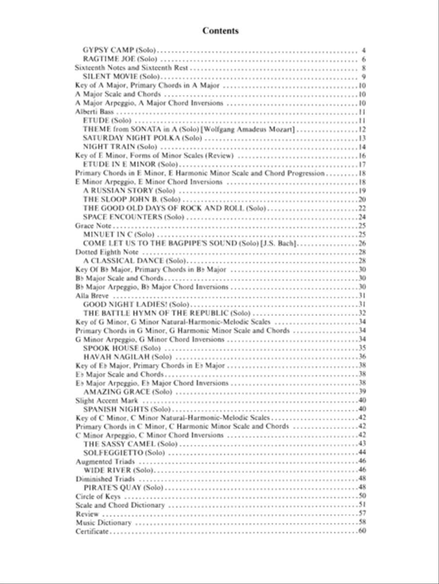 David Carr Glover Method for Piano Lessons Piano Method scores gallery preview page 3