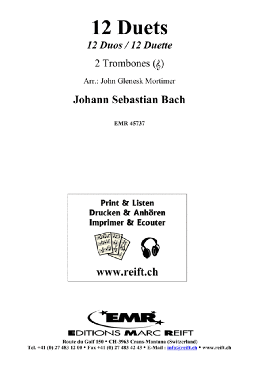 12 Duets 12 Duets Trombone Duet scores gallery preview page 2