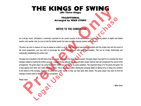 The Kings of Swing (We Three Kings) image number null