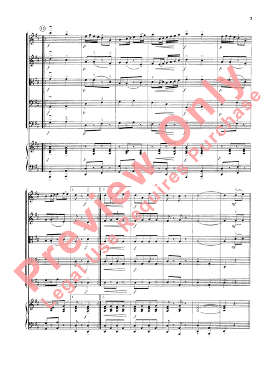 The Merry Widow String Orchestra scores gallery preview page 4