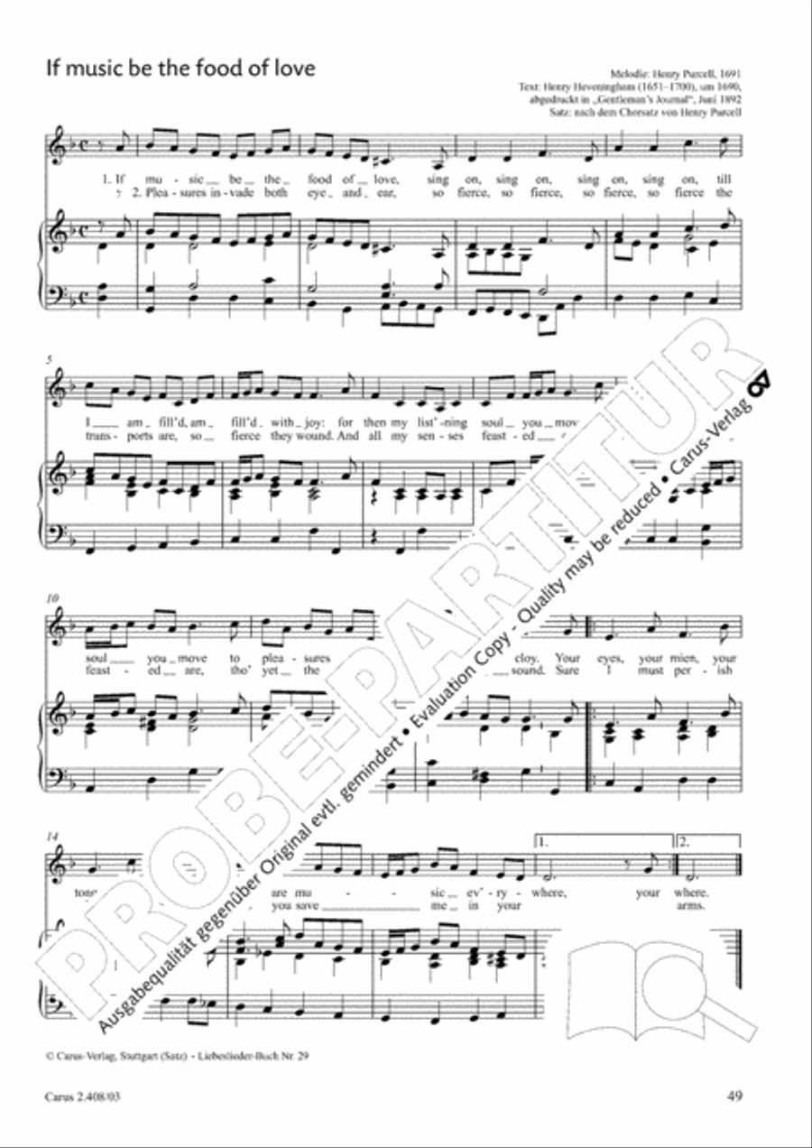 Love songs. Collection for voice & piano. 80 arrangements for weddings and celebrations Voice scores gallery preview page 41