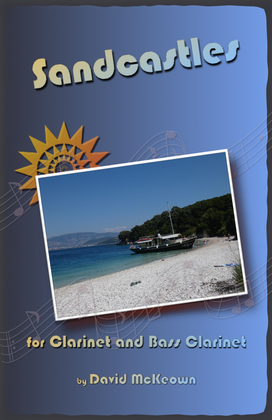 Book cover for Sandcastles for Clarinet and Bass Clarinet Duet
