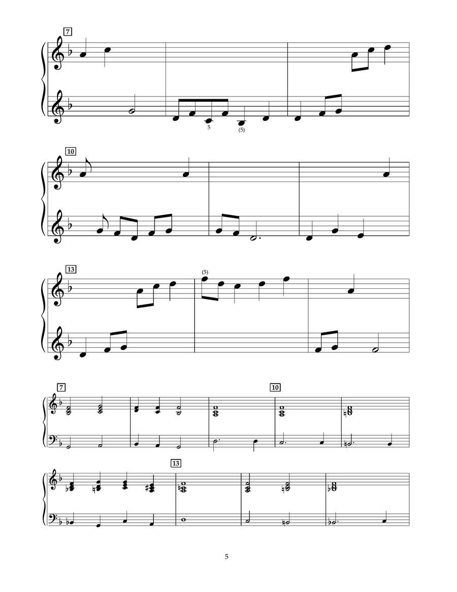 Angela (Theme from Taxi) Piano scores gallery preview page 2