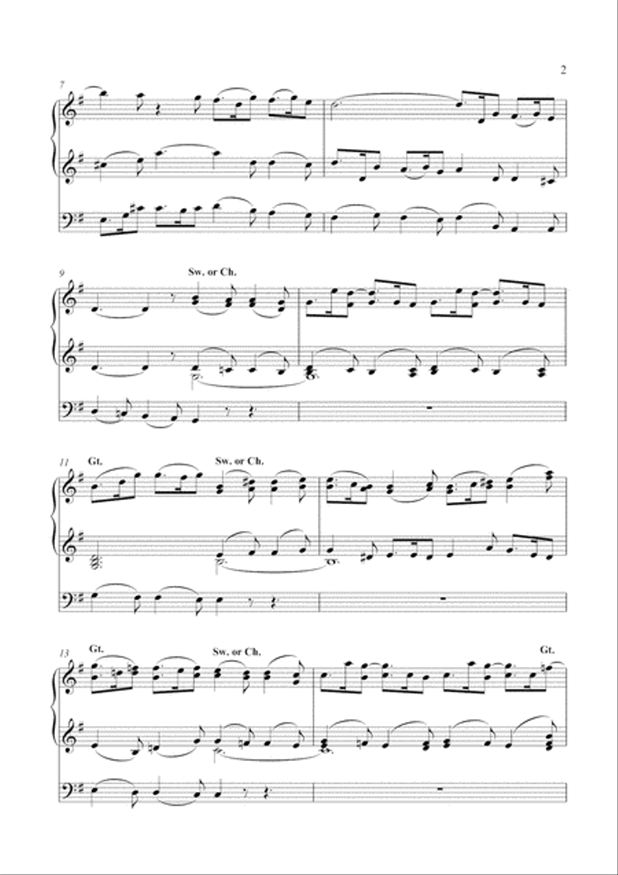 Pastoral Symphony, from Christmas Oratorio, Part II, BWV 248 Organ Solo scores gallery preview page 3