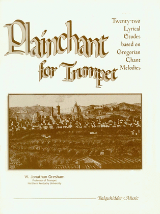Book cover for Plainchant For Trumpet