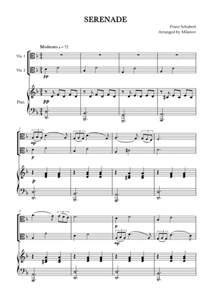 Serenade | Schubert | Viola duet and piano
