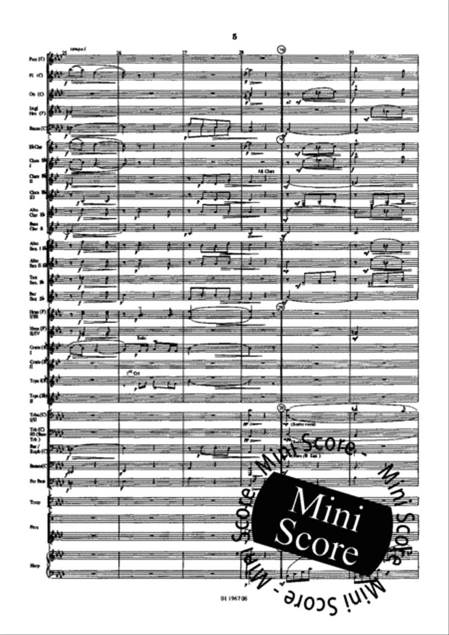 Chanson de Matin Concert Band scores gallery preview page 9