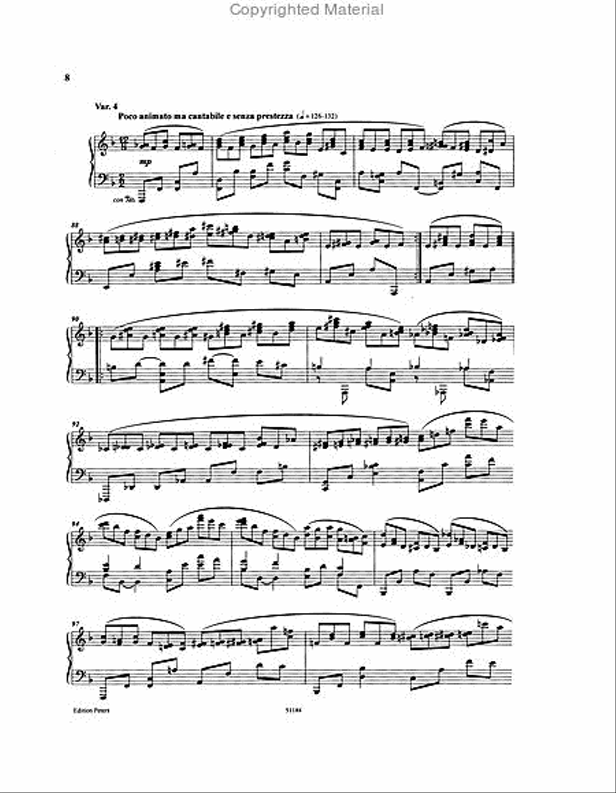 Theme and Variations (Cathy's Variations) for Piano Piano Solo scores gallery preview page 4