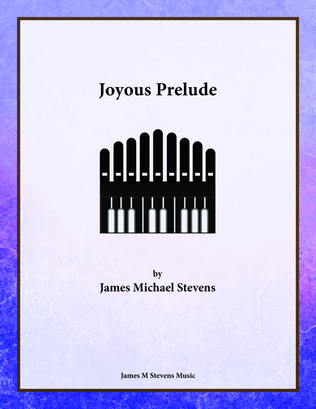 Book cover for Joyous Prelude - Organ Solo