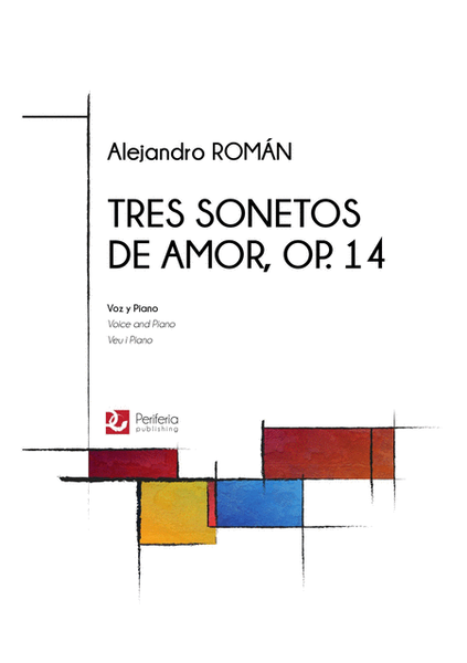 Tres sonetos de amor, Op. 14 for Voice and Piano image number null