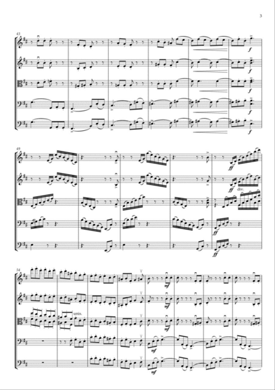 August: The Harvest String Orchestra scores gallery preview page 3