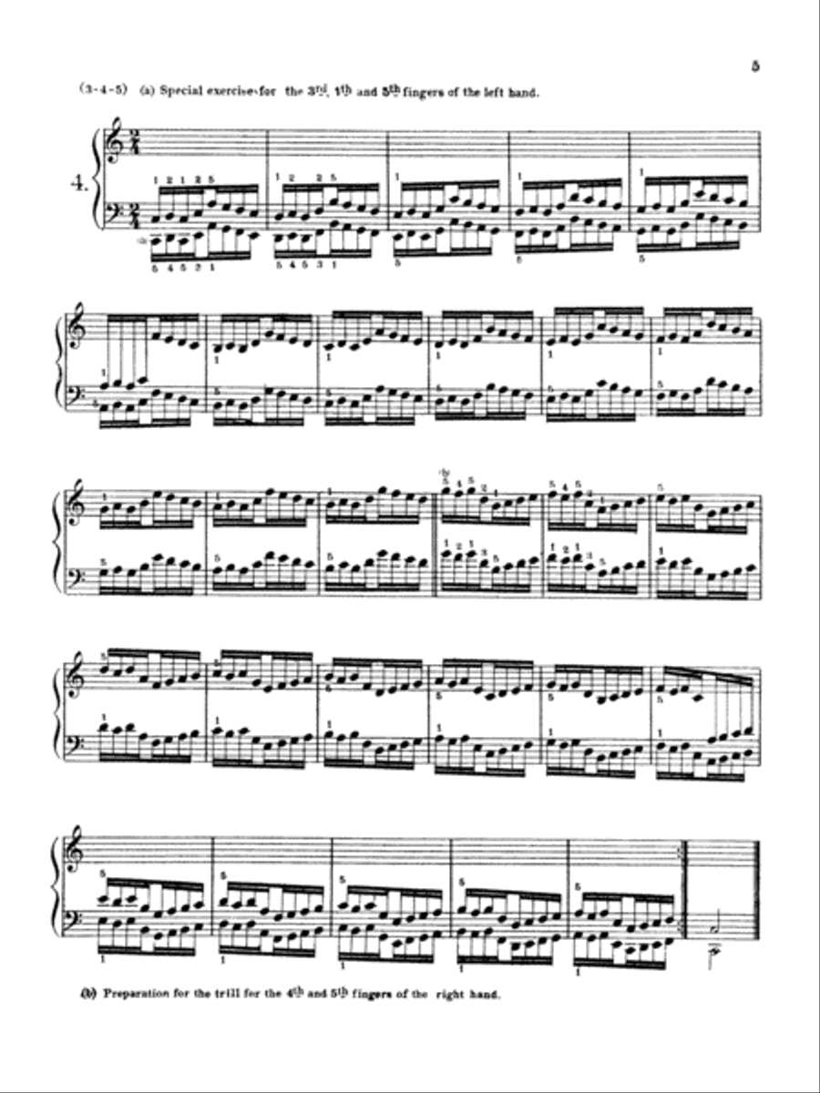 Hanon: The Virtuoso Pianist (Volume I) Piano Solo scores gallery preview page 1
