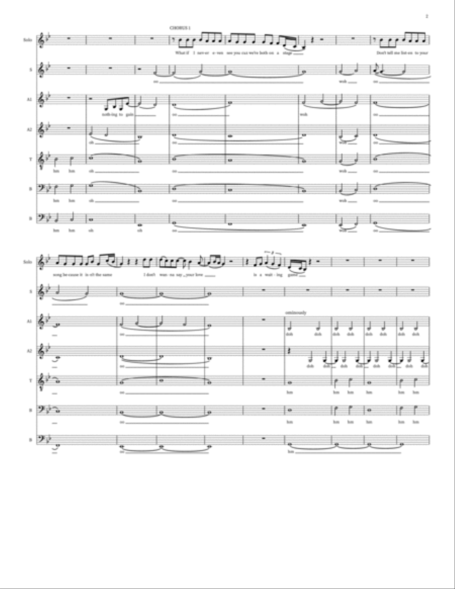 Waiting Game Small Ensemble scores gallery preview page 2