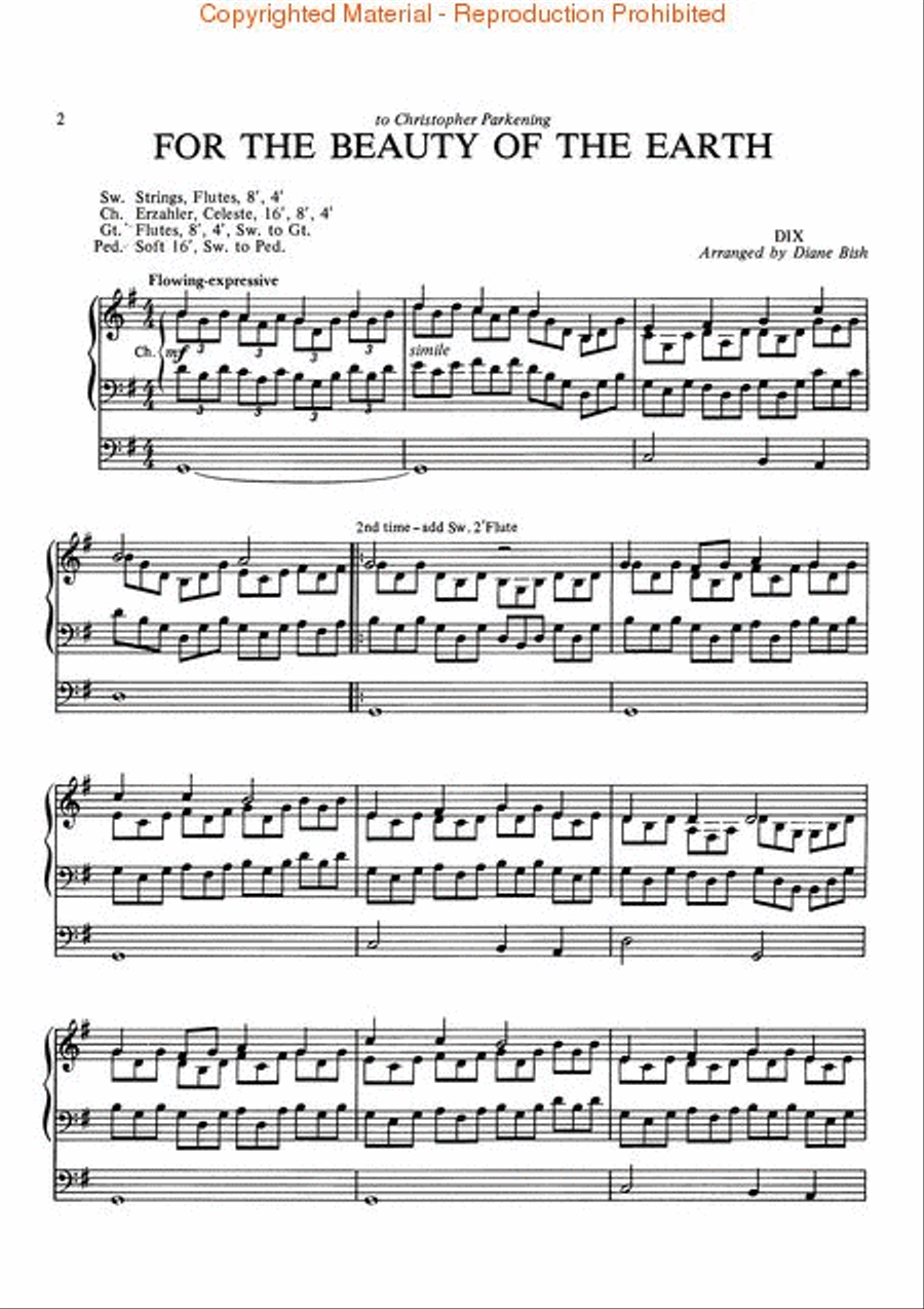 The Diane Bish Organ Book – Volume 4 Organ scores gallery preview page 2