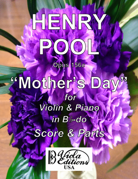 Opus 156c, "Mother's Day" for Violin & Piano in Bb-do image number null