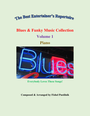 Book cover for "Blues & Funky Music Collection" for Piano-Volume 1