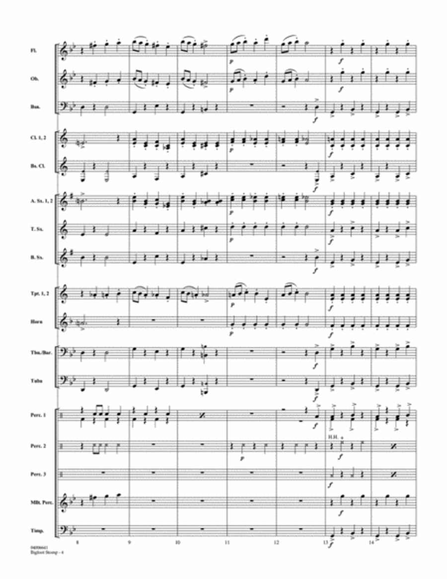 Big Foot Stomp - Conductor Score (Full Score)