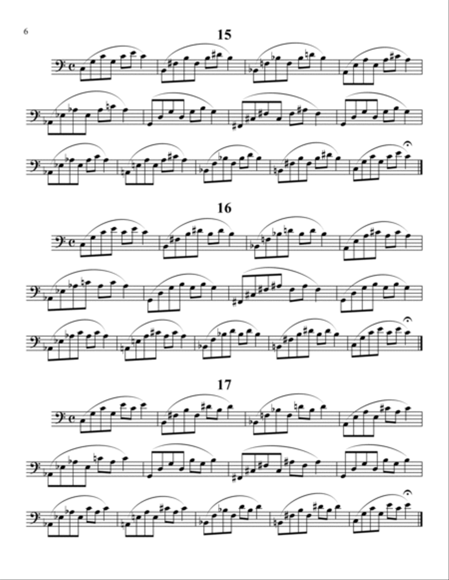 Low Horn Flexibility Studies Horn scores gallery preview page 6