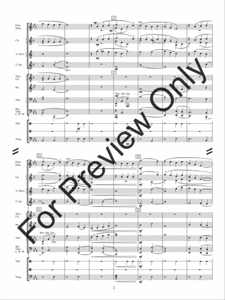 Irish Fantasy (Score) Concert Band scores gallery preview page 4