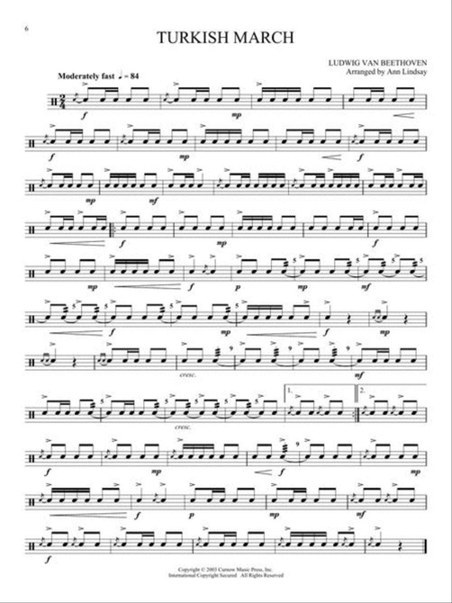 First 50 Solos You Should Play on Snare Drum Percussion scores gallery preview page 7