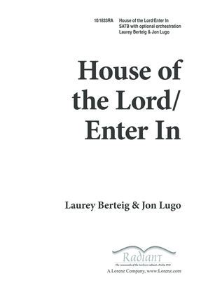 Book cover for House of the Lord and Enter In