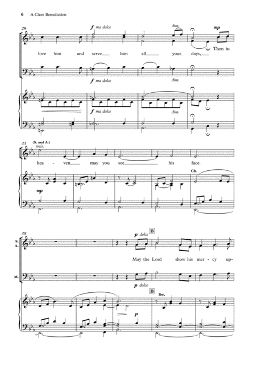 John Rutter Anthems for SA Men SA scores gallery preview page 4