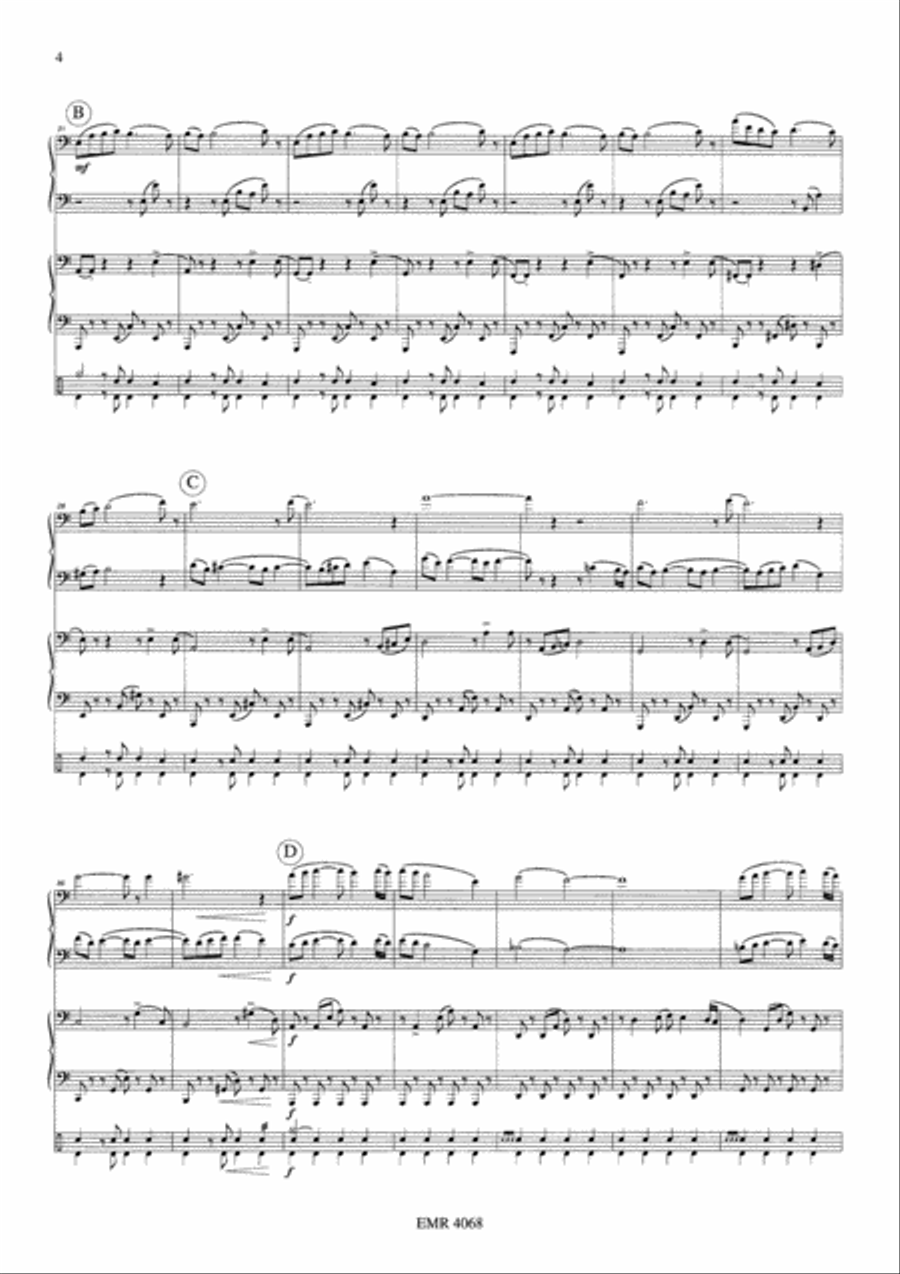 Tango Tuba Quartet scores gallery preview page 5