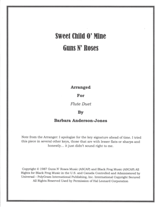 Book cover for Sweet Child O' Mine