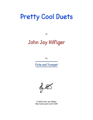 Book cover for Pretty Cool Duets for Flute and Trumpet