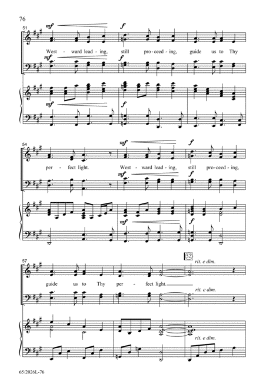 Night of the Father's Love 4-Part scores gallery preview page 77