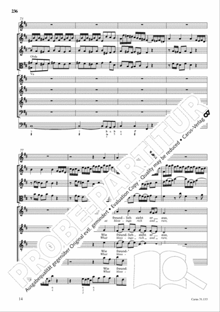The Complete Sacred Vocal Works (Das geistliche Vokalwerk) Voice scores gallery preview page 237