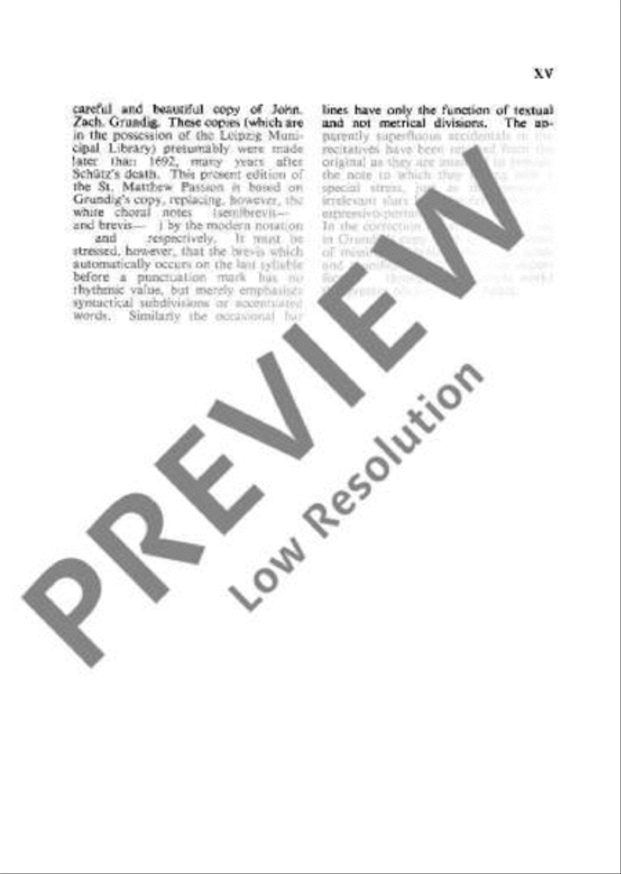 St Matthew Passion A Cappella scores gallery preview page 18