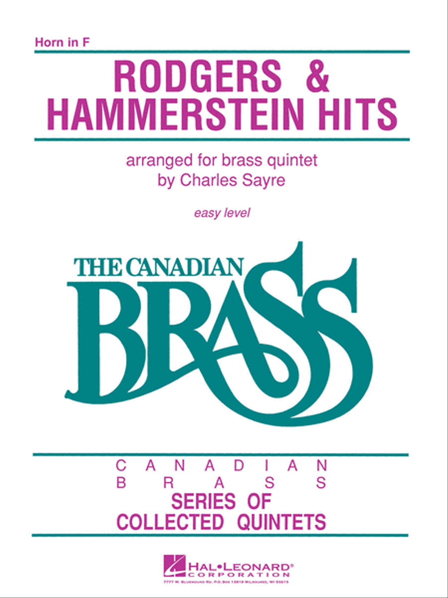The Canadian Brass – Rodgers & Hammerstein Hits Brass Quintet scores gallery preview page 1