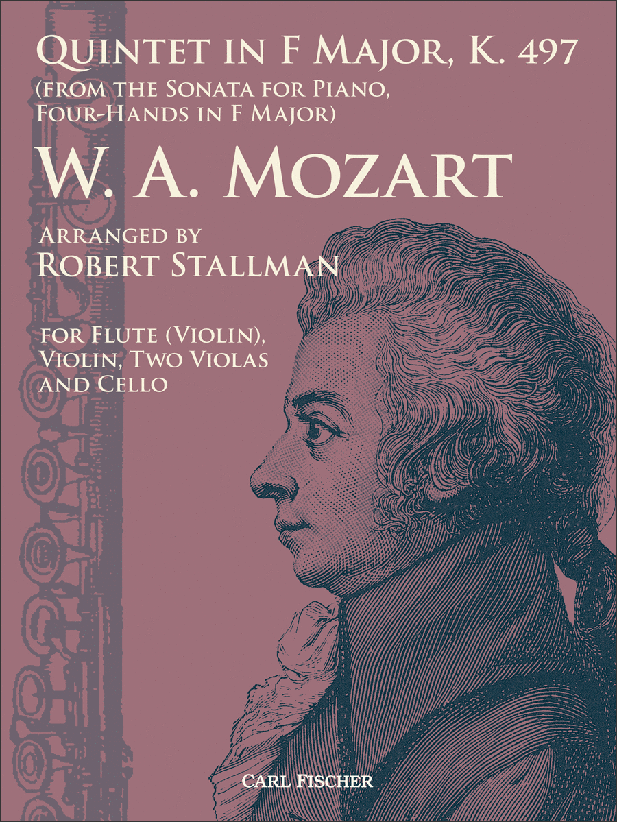 Quintet in F Major, K. 497 Flute scores gallery preview page 1