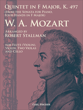 Book cover for Quintet in F Major, K. 497