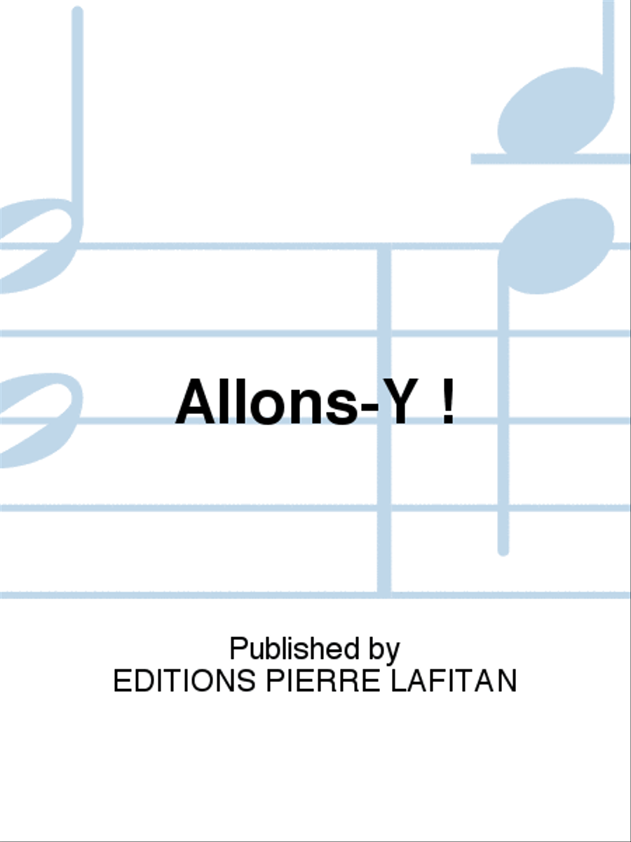 Allons-Y ! Alto Saxophone scores gallery preview page 1