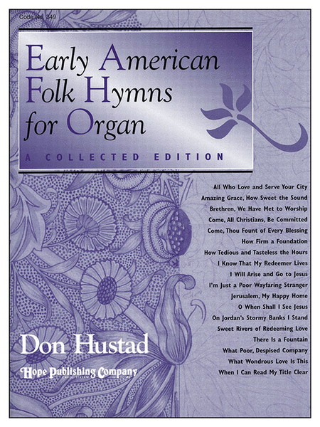 Early American Folk Hymns for Organ image number null