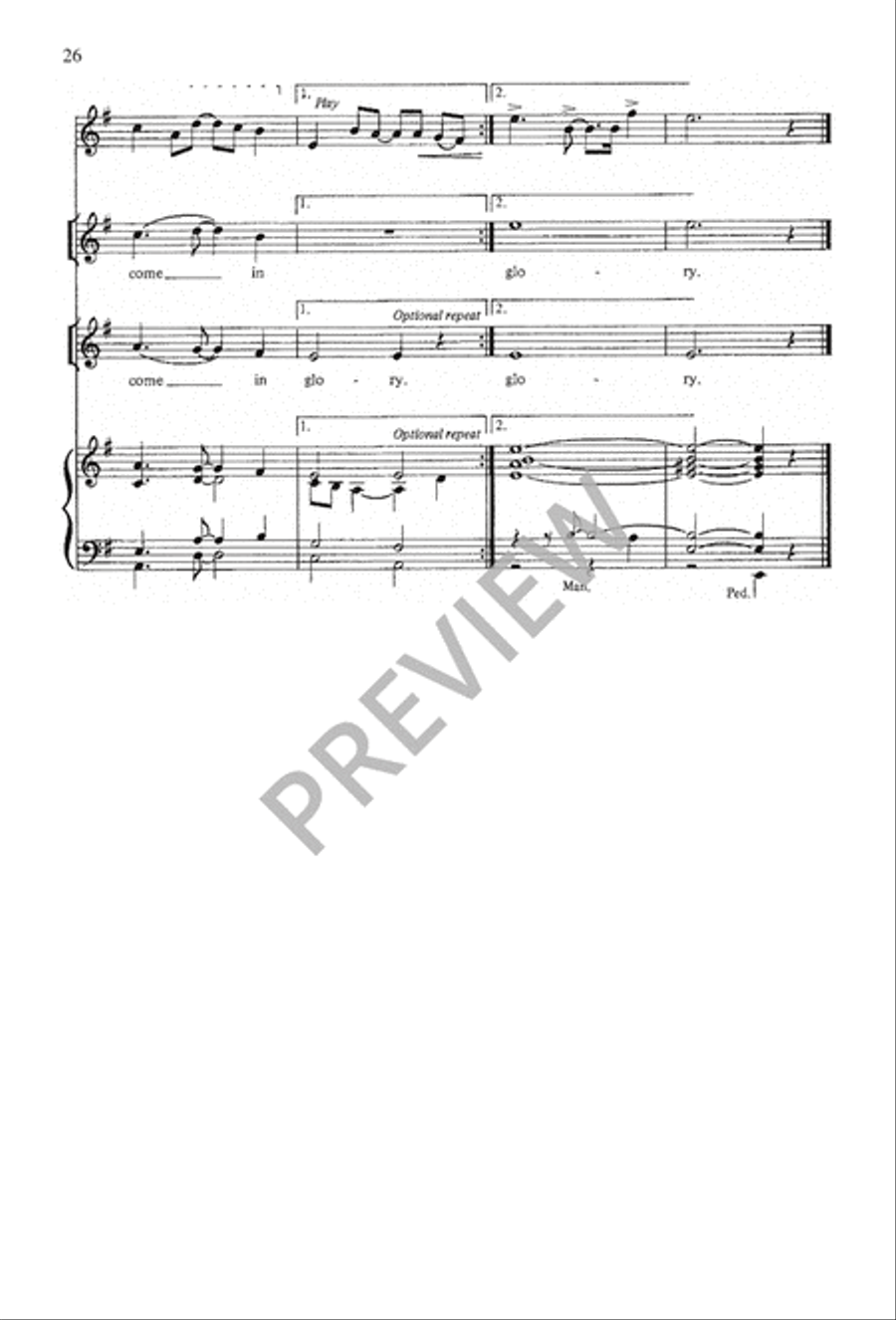 A Mass of Life 4-Part scores gallery preview page 26