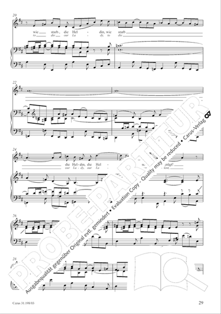 Let, Princess, let but one more ray (Lass, Furstin, lass noch einen Strahl) 4-Part scores gallery preview page 30