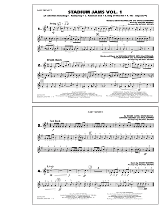 Stadium Jams - Vol. 1 - 3rd Bb Trumpet