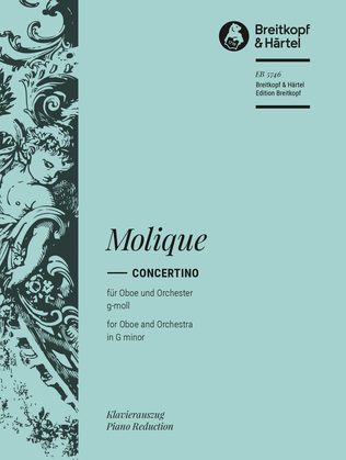 Book cover for Concertino in G minor