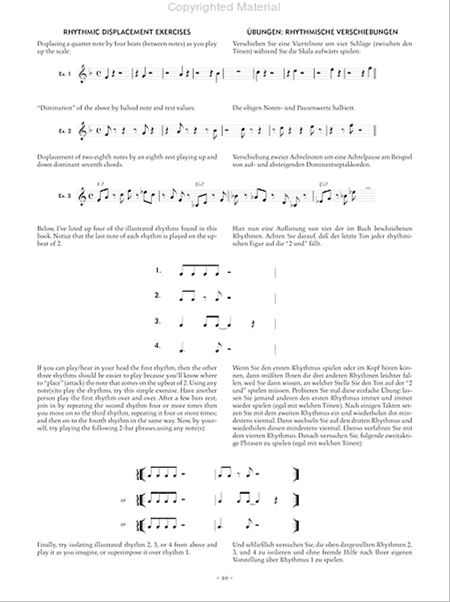 Reading Key Jazz Rhythms -- Clarinet Clarinet scores gallery preview page 2