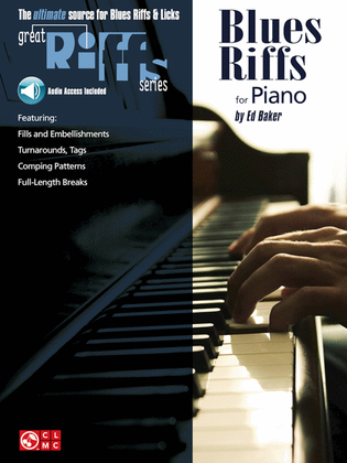 Book cover for Blues Riffs for Piano