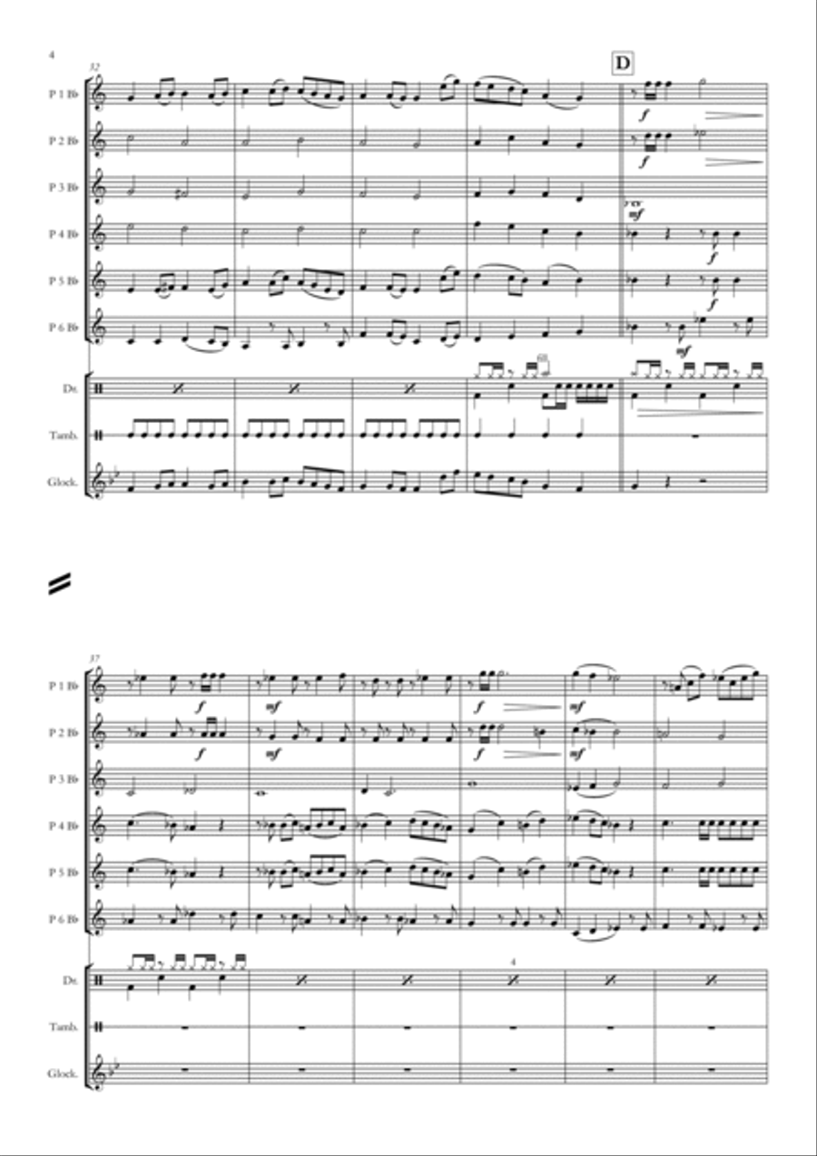 The Riddle Concert Band scores gallery preview page 4