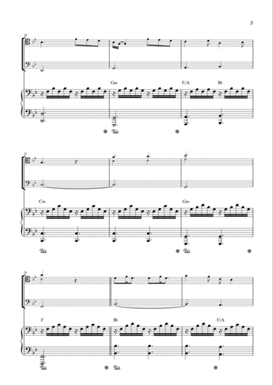 A Thousand Years A Thousand Years Piano, Vocal, Guitar scores gallery preview page 3