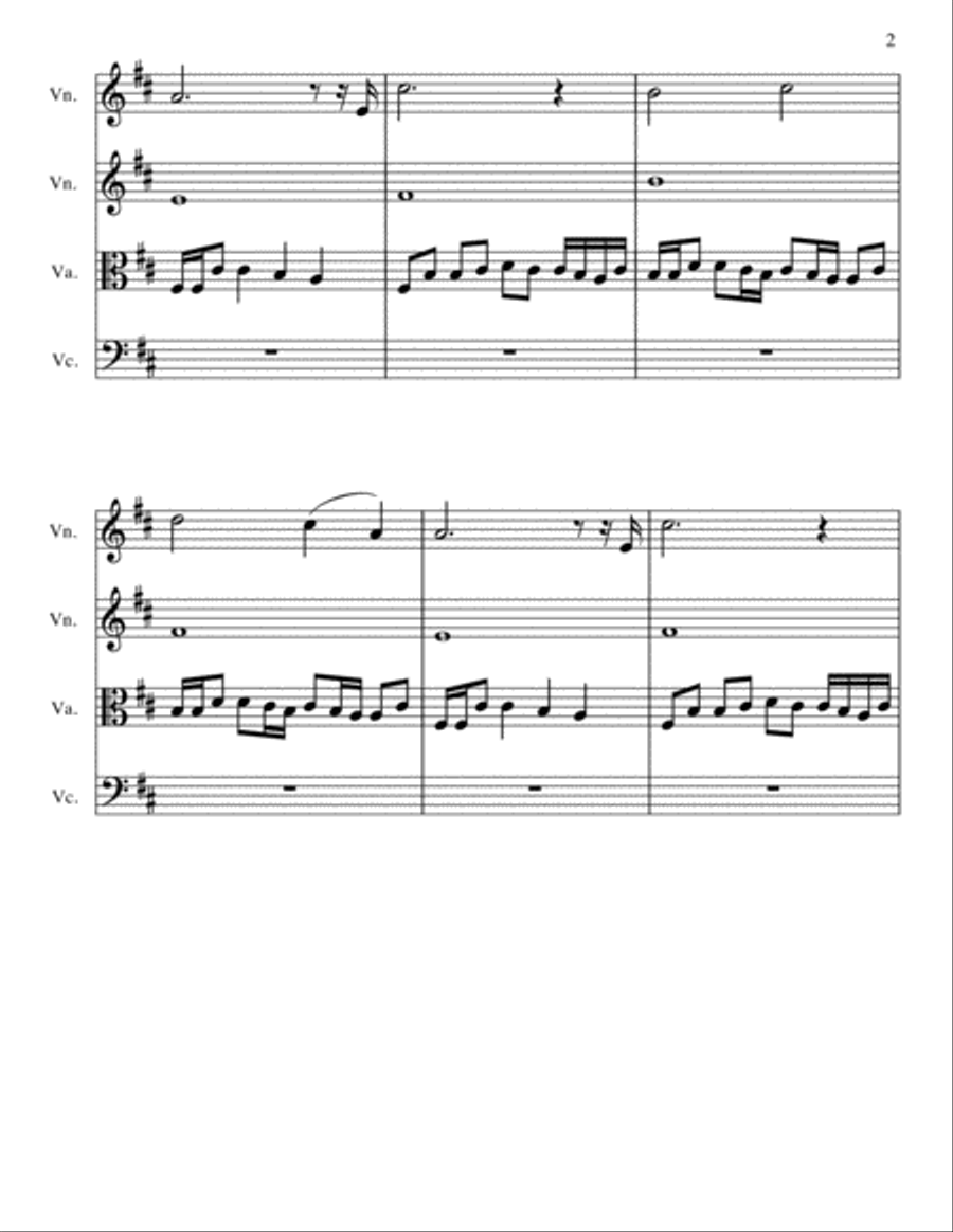Hello String Quartet scores gallery preview page 2