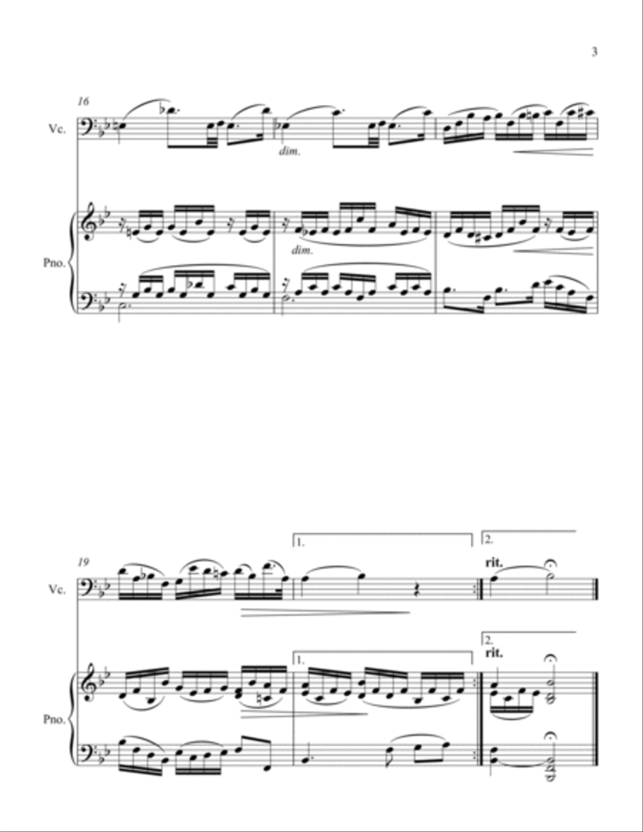 Andante and Gavotte from Alceste Piano scores gallery preview page 6