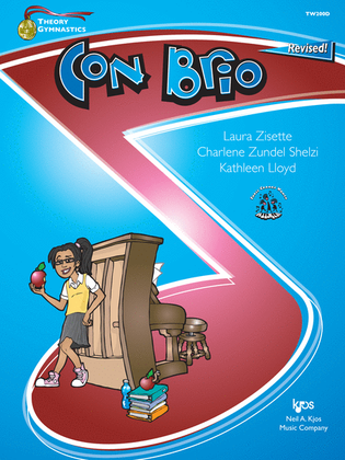 Book cover for Theory Gymnastics: Con Brio (Level D)