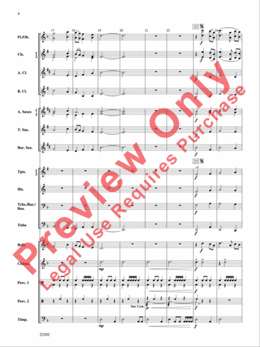 Castles and Dragons Castles and Dragons Concert Band scores gallery preview page 5
