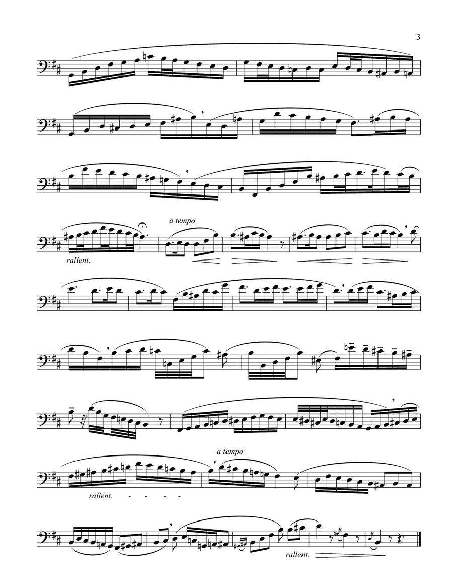 Melodious Accompaniments to Rochut Etudes Book 2 for Trombone or Euphonium Euphonium scores gallery preview page 5